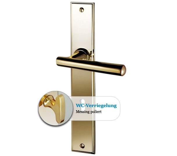 Antares WC Messing poliert